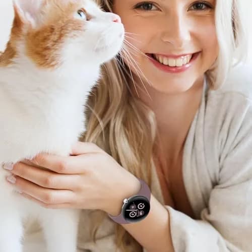 HAYONLIY Thin Slim Band Compatible for Google Pixel Watch 5/4/3 41mm | Slim, Silicone, Adjustable thumbnail 6