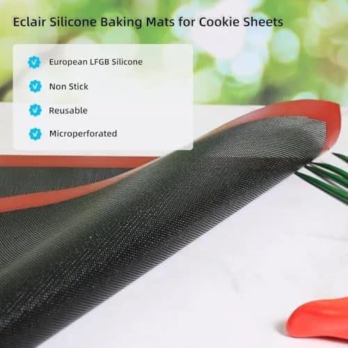 Amyandone Perforated Silicone Baking Mat 40cm x 62cm (16.5" x 24.5") | Non-Stick Commercial Oven Liner thumbnail 3