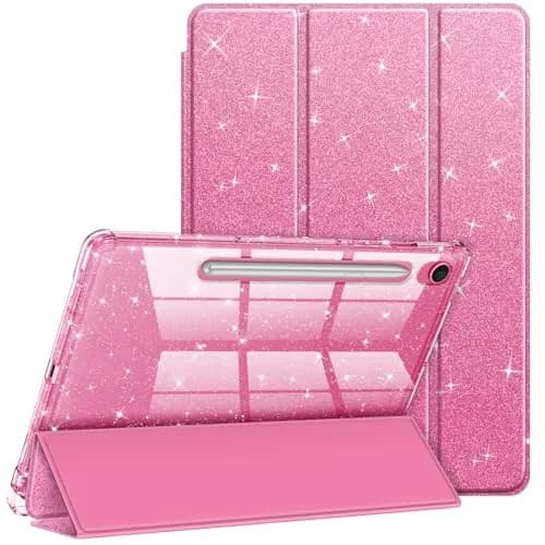 FINTIE Sparkly Glitter Case for Samsung Galaxy Tab S10 Lite/S10 FE/S9 FE 10.9" | Glamorous Protection & Stand thumbnail 1