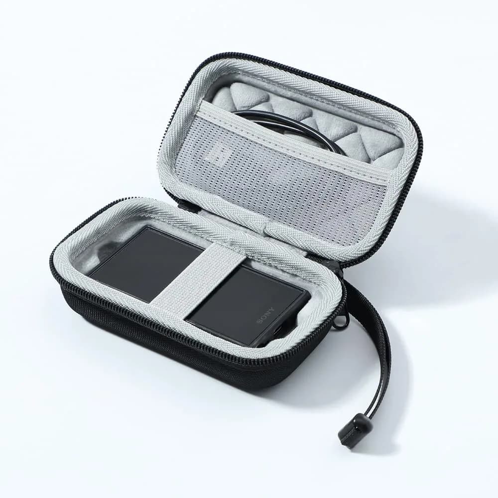 AudioPartner Hard Carrying Case & Clear Black TPU Case for Sony Walkman NW-A306 NW-A307 NW-A300 Series | 14.0 cm (5.51 in) x 8.0 cm (3.15 in) x 5.0 cm (1.97 in) - view 9