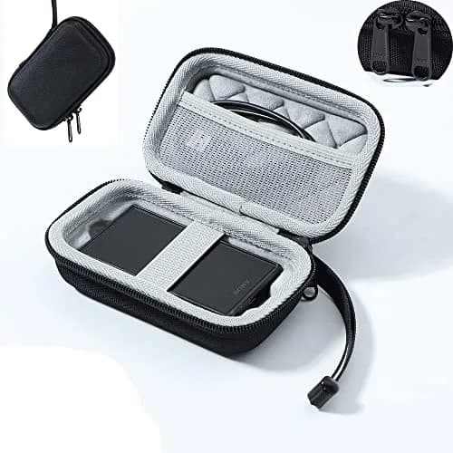AudioPartner Hard Carrying Case & Clear TPU Cover for Sony Walkman NW-A306 NW-A307 | Protects Player & Accessories thumbnail 4