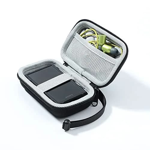 AudioPartner Hard Carrying Case & Clear TPU Cover for Sony Walkman NW-A306 NW-A307 | Protects Player & Accessories thumbnail 9