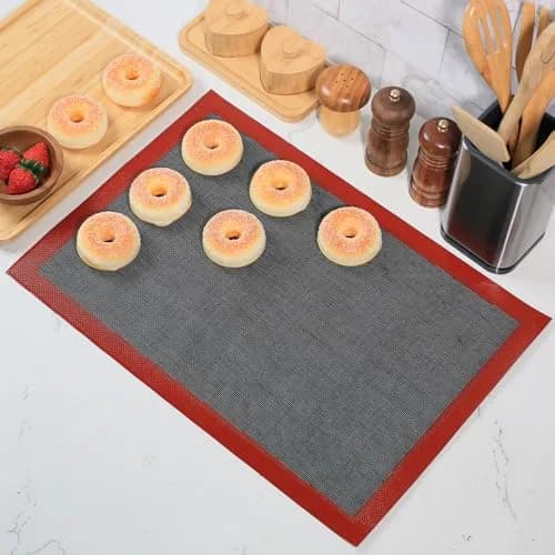 Amyandone Perforated Silicone Baking Mat 40cm x 50cm (15.7" x 19.7") | Non-Stick Eclair Mat for Two-Thirds Sheet Pans thumbnail 6