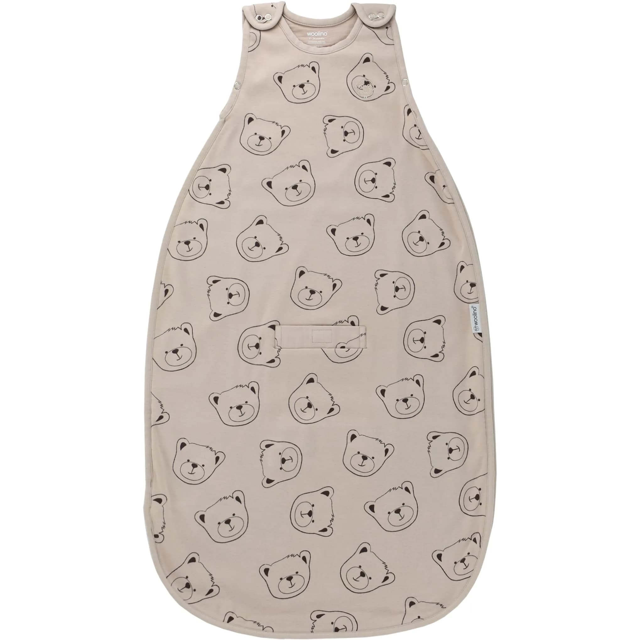 Woolino Toddler Sleeping Sack, 4 Season, Merino Wool & Organic Cotton | Universal Size for 2-4 Years