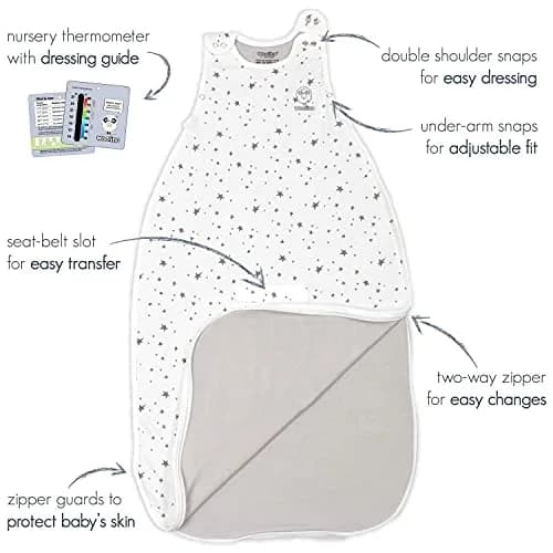 Woolino Toddler Sleeping Sack, 4 Season, Merino Wool & Organic Cotton | Universal Size for 2-4 Years thumbnail 8
