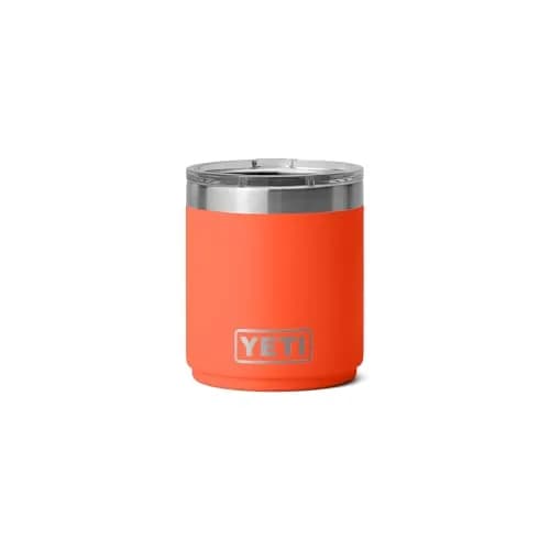 YETI Rambler 10 oz Stackable Lowball 2.0 Vacuum Insulated Stainless Steel Papaya thumbnail 1