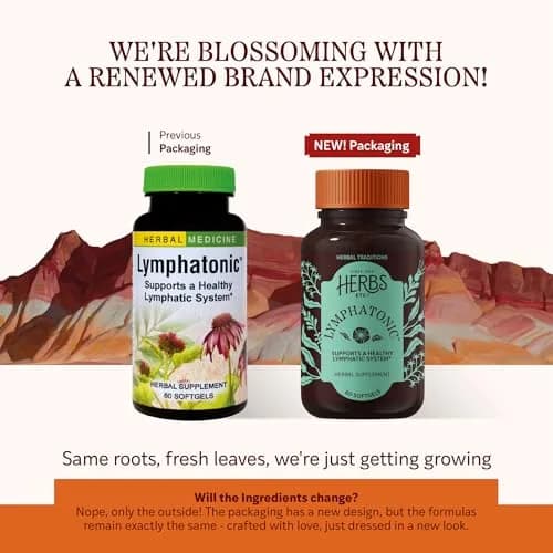 Herbs, Etc. Lymphatonic Softgels 60 Ct | Herbal Support for Lymph & Immunity thumbnail 2