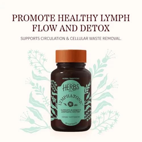 Herbs, Etc. Lymphatonic Softgels 60 Ct | Herbal Support for Lymph & Immunity thumbnail 3