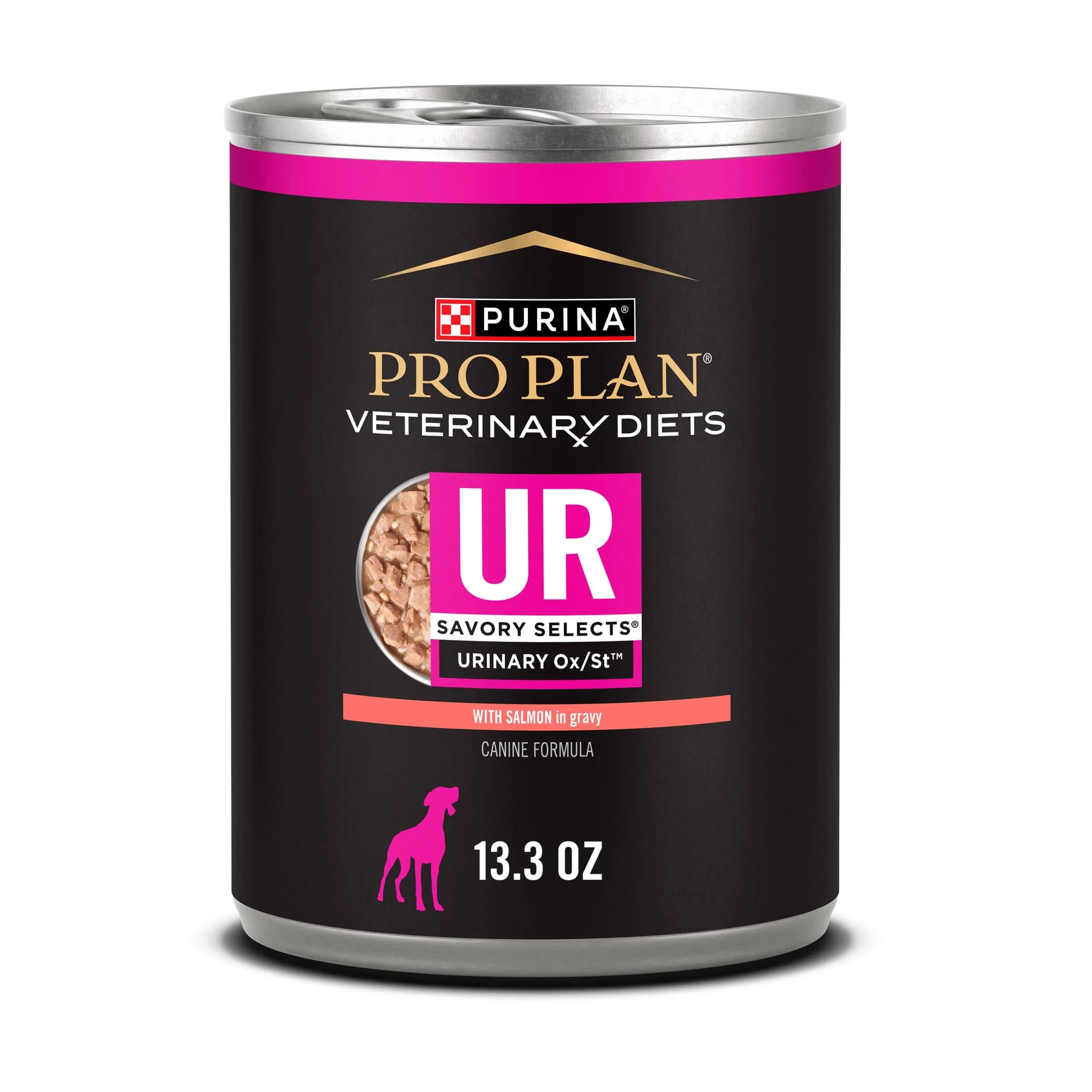 Pro Plan Veterinary Diets UR Savory Selects Wet Dog Food 13.3oz | Supports Urinary Health & Dissolves Stones — 12-Pack