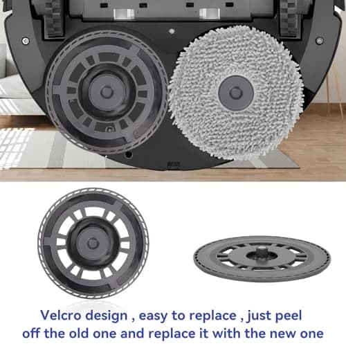 Sgizoku Mop Pad Plate for Dreame X20 X10 X10pro Robot Vacuum Cleaner - 2 Pack | Replacement Mop Tray Part Attachment thumbnail 4