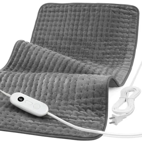 Siinsay Electric Heating Pad for Back and Cramps 17"x33" | Large Microfiber Relief thumbnail 1