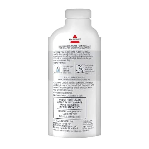Bissell Multi-Surface Super Concentrate Solution Pouches 14-Count | Eco-Friendly Formula for Hard Floors & Rugs thumbnail 8