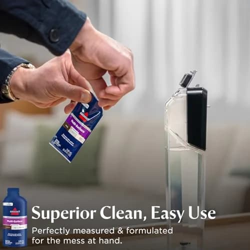 Bissell Multi-Surface Super Concentrate Solution Pouches 14-Count | Eco-Friendly Formula for Hard Floors & Rugs thumbnail 2