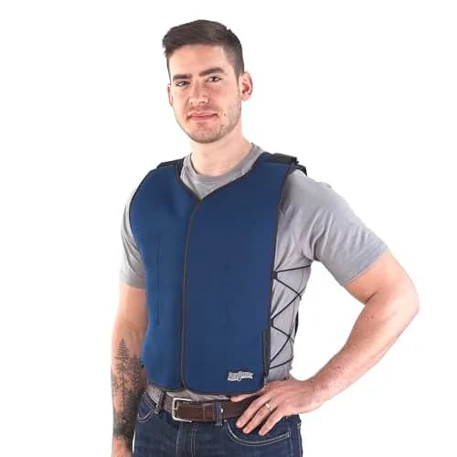 FlexiFreeze Personal Ice Vest – Cooling Vest for Hot Weather (Zipper Closure) (Vest + Extra Panel Bundle) thumbnail 5
