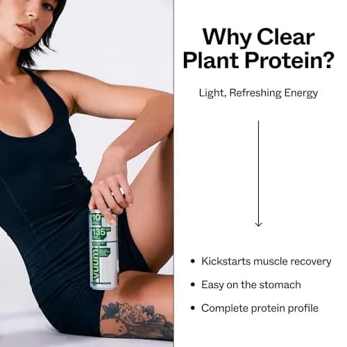 VUUM Sparkling Protein Drink, 12 Fl Oz (Pack of 12) | Watermelon Key Lime, Sugar-Free, 10g Plant Protein thumbnail 5