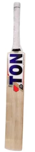 T TABAKH Dhoni TON Thala Players Kashmir Willow Leather Bat Short Handle | Genuine Cricket Equipment thumbnail 1