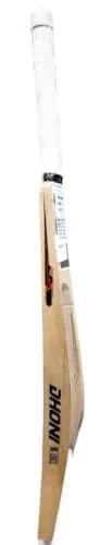 T TABAKH Dhoni TON Thala Players Kashmir Willow Leather Bat Short Handle | Genuine Cricket Equipment thumbnail 3