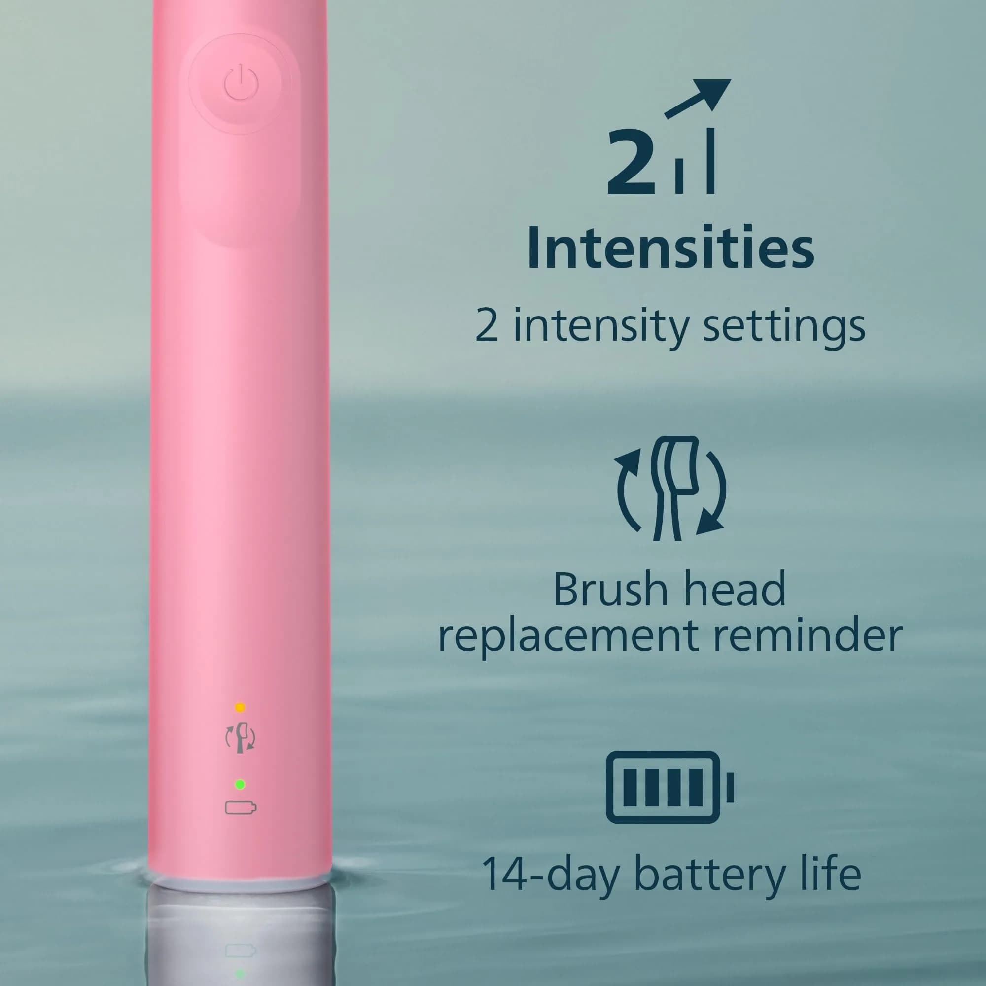 Philips Sonicare 4100 Rechargeable Electric Toothbrush, Deep Pink | Removes 7x More Plaque - view 6