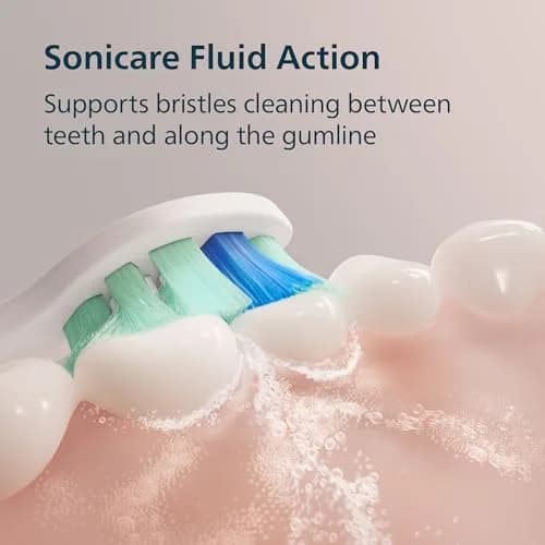 Philips Sonicare 4100 Rechargeable Electric Toothbrush White | Advanced Plaque Removal with Pressure Sensor - view 3
