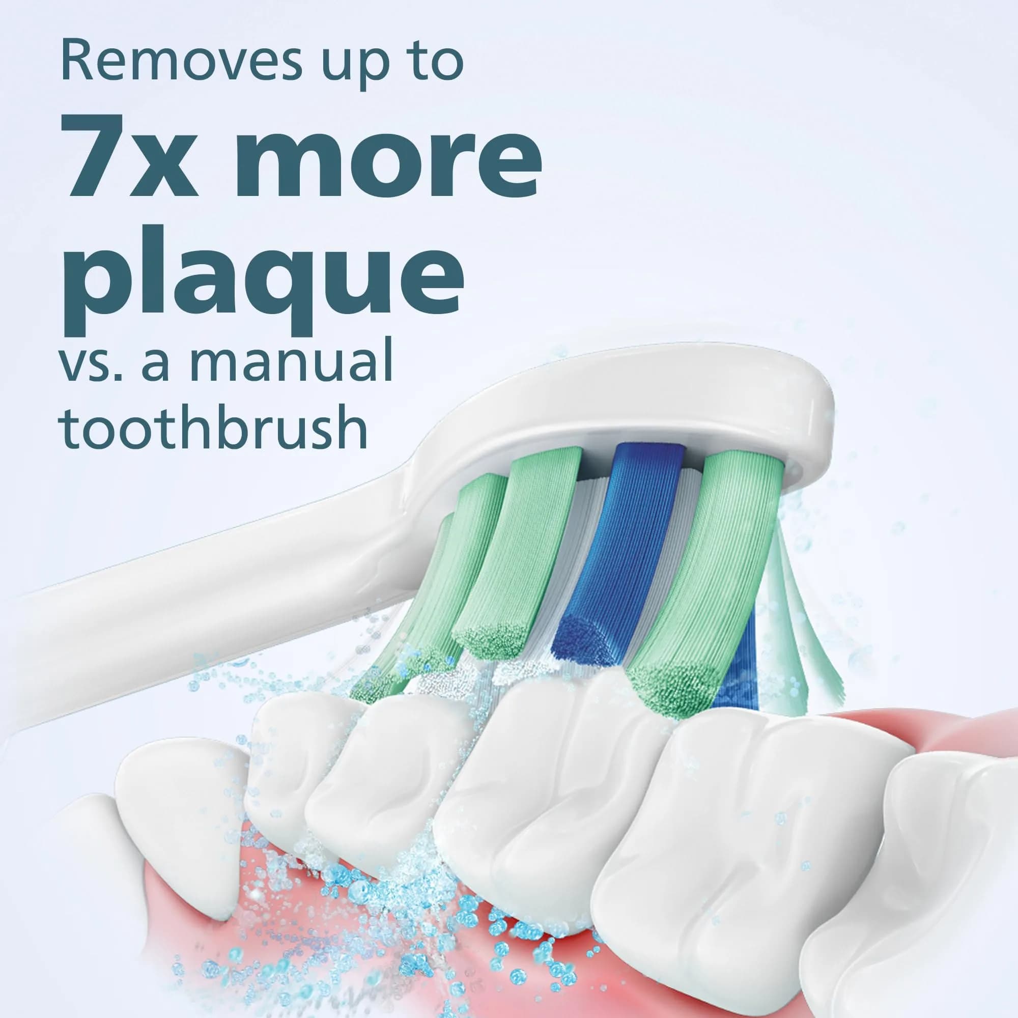 Philips Sonicare 4100 Rechargeable Electric Toothbrush White | Advanced Plaque Removal with Pressure Sensor - view 3