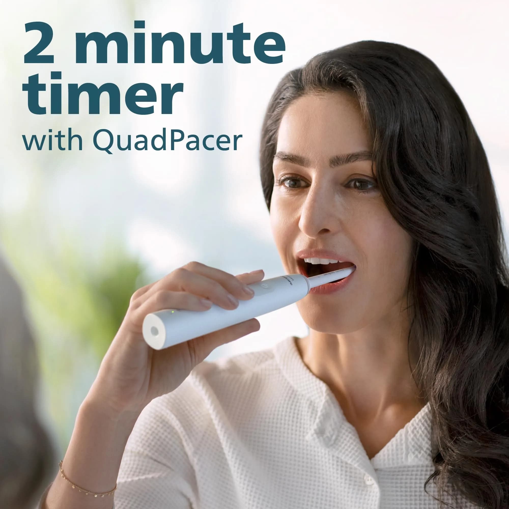 Philips Sonicare 4100 Rechargeable Electric Toothbrush White | Advanced Plaque Removal with Pressure Sensor - view 5