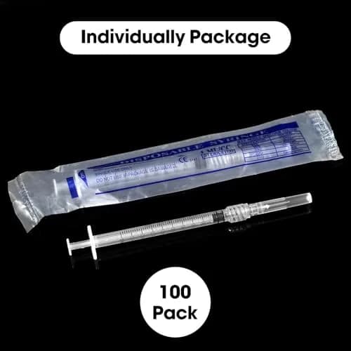 Maydeyy 1ml Syringe with 27Ga 1/2inch | Leak-proof, Sterile, Easy to Use thumbnail 6