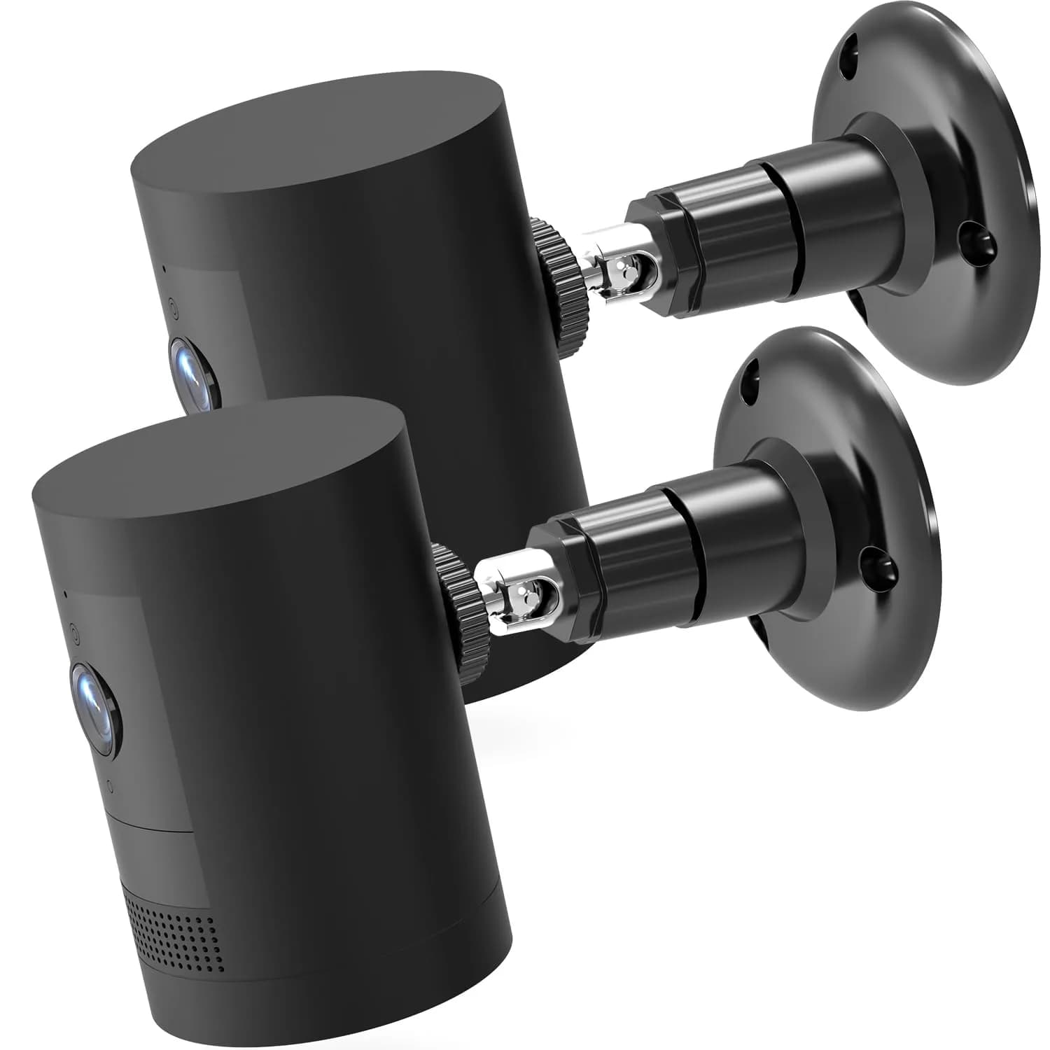 Gresur Black 2 Pack Mount Bracket for Surveillance Cameras | Adjustable & Durable — Black