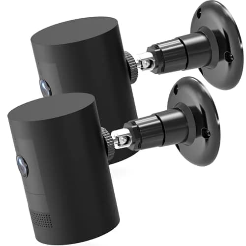 Gresur Black 2 Pack Mount Bracket for Surveillance Cameras | Adjustable & Durable thumbnail 1