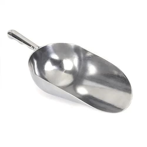 RyanDesign Heavy-Duty Cast Aluminum Kitchen Scoop 710ml (24oz) | Commercial-Grade Rust-Proof S-Handle for Dry Goods — L（24oz）