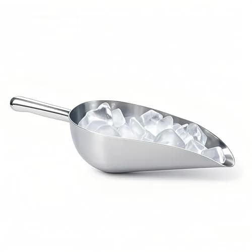 RyanDesign Heavy-Duty Cast Aluminum Kitchen Scoop 12oz (355ml) | Commercial Grade Rust-Proof S-Handle for Ice, Flour, Pet Food thumbnail 9