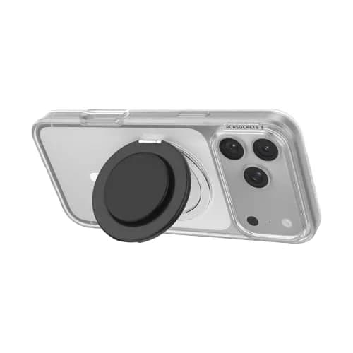 PopSockets Kick-Out Grip with MagSafe, Kickstand- Black | Magnetic Phone Grip & Adjustable Stand thumbnail 3