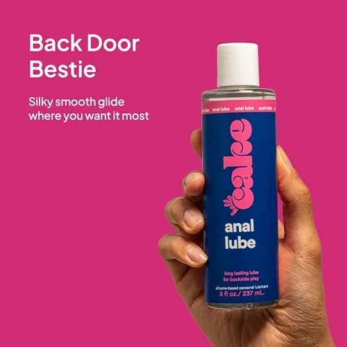 Cake Anal Lube - Silicone-Based Personal Lubricant, 8 Fl Oz | Waterproof, Long-Lasting, Safe for All Condoms thumbnail 3
