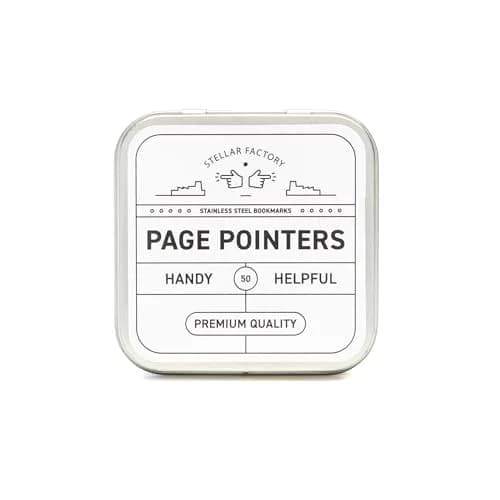 Stellar Factory Book Darts Page Pointer 1.2" x 0.5" (50-Count Tin) | Marks Exact Lines thumbnail 4