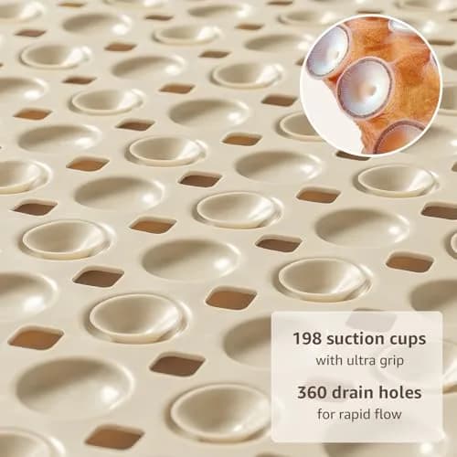 OTHWAY Non-Slip Bath Tub Shower Mat 90cm x 40cm (35" x 16") | Secure Grip for Wet Surfaces thumbnail 3