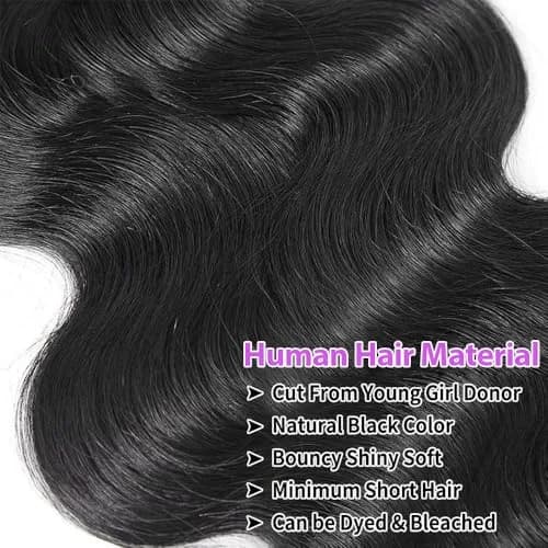 ANNELBEL 16 Inch Body Wave Human Hair Bundles | 100% Unprocessed Brazilian Virgin Hair thumbnail 6
