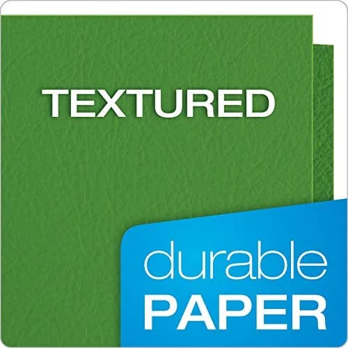 Oxford Two Pocket Folders, Green, Letter Size, 125 Folders | Heavy Textured Paper for School, Home, Office thumbnail 4