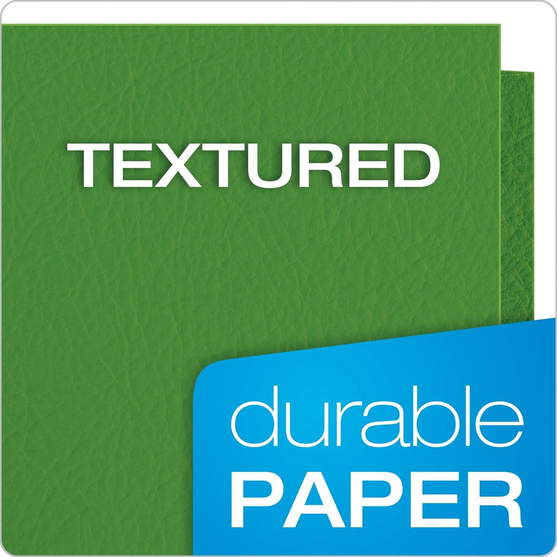 Oxford Two Pocket Folders Textured Paper Green Letter Size, 25 Count (Pack of 5) | Durable Textured Paper for School & Office - view 4