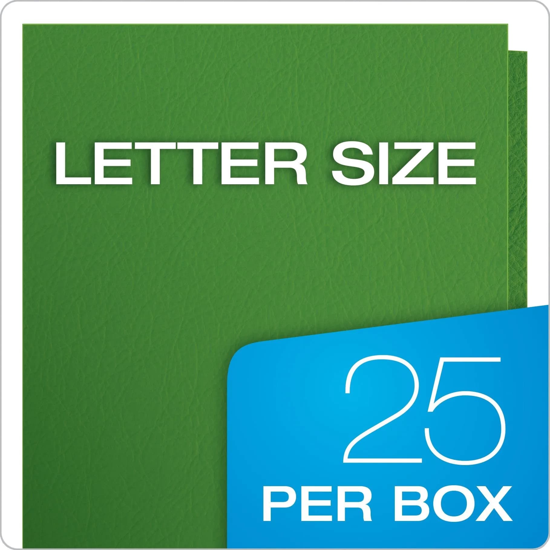 Oxford Two Pocket Folders Textured Paper Green Letter Size, 25 Count (Pack of 5) | Durable Textured Paper for School & Office - view 6