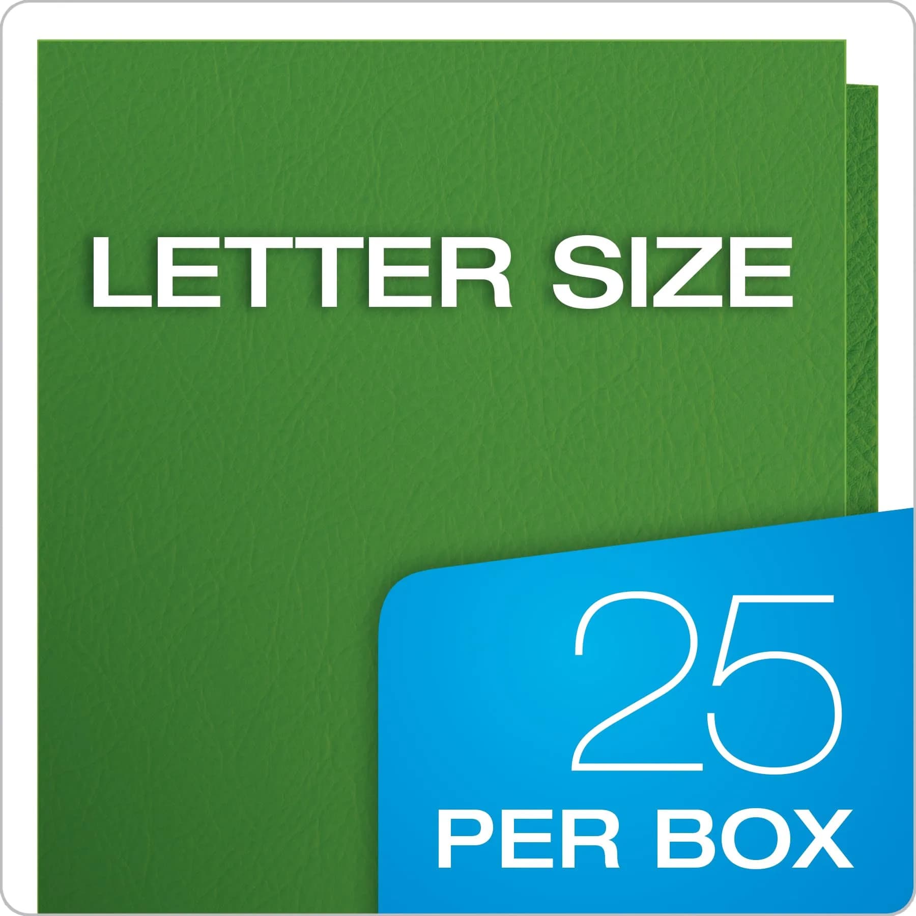 Oxford Two Pocket Folders Textured Paper Green Letter Size, 25 Count (Pack of 5) | Durable Textured Paper for School & Office - view 7