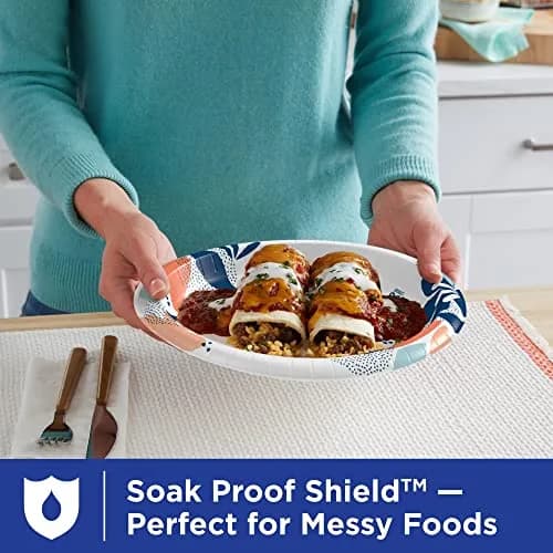 Dixie Ultra Paper Plates 10 Inch (258 Count) | 2X Stronger, Soak-Proof, Microwave-Safe | Kosher Certified thumbnail 6