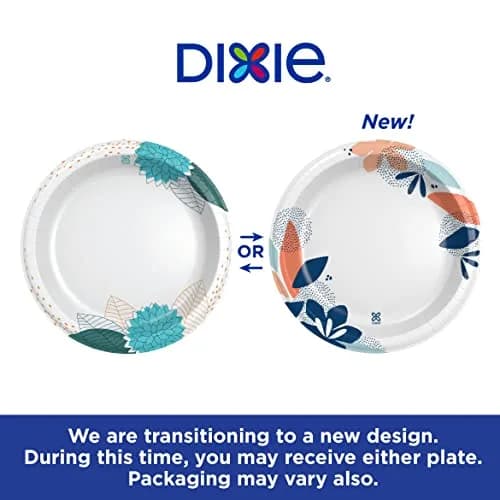 Dixie 25.4cm (10 Inch) Paper Plates Value Pack (86 Count, 3-Pack) | 2X Stronger Disposable Plates - view 9