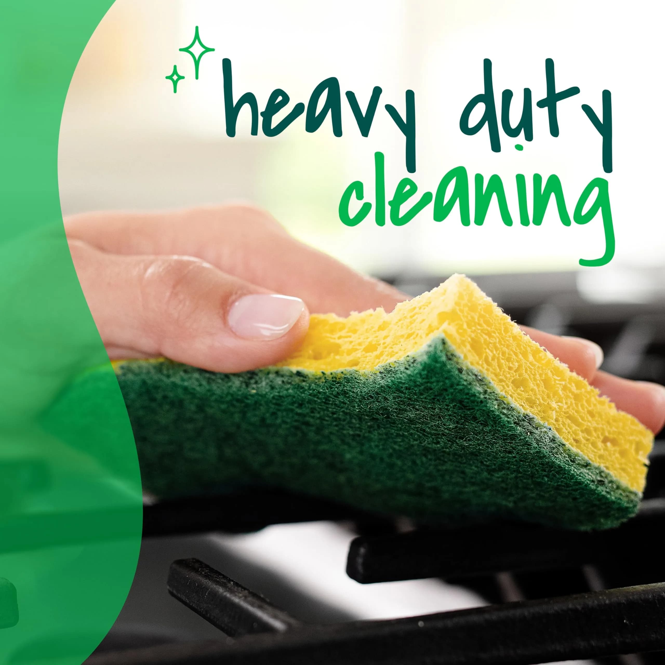 Scotch-Brite Heavy Duty Scrub Sponge (Pack of 6) | Tough Messes, Lasts 3X Longer - view 5