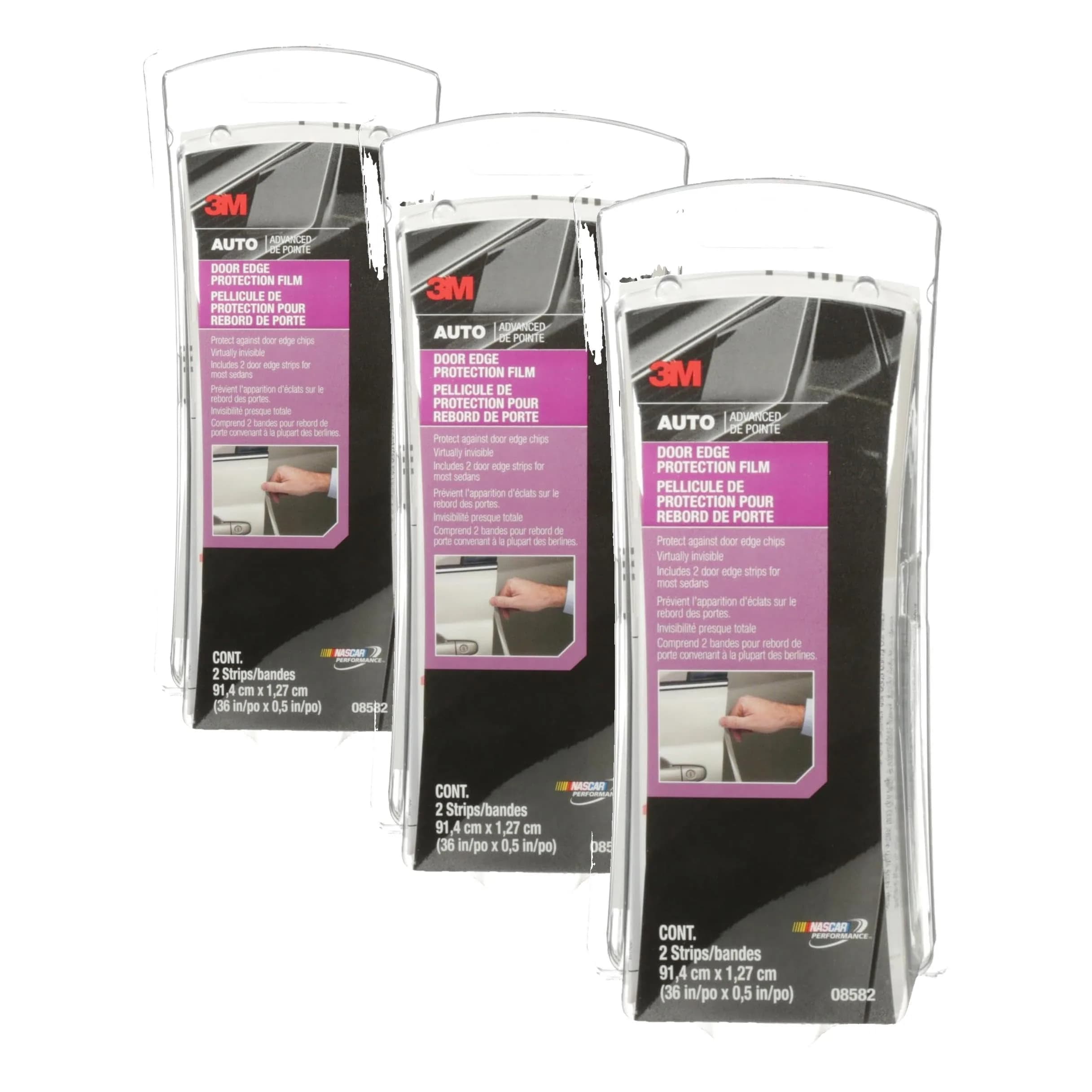 3M Door Edge Protection Film, 36 Inch | Protects Door Edges From Chips & Scratches, No Tools Needed — Protection Film