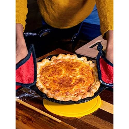 Lodge Cast Iron Pie Pan 9 Inch (Pack of 3) | Durable, Even-Heat Baking Pan for Pies & More thumbnail 8