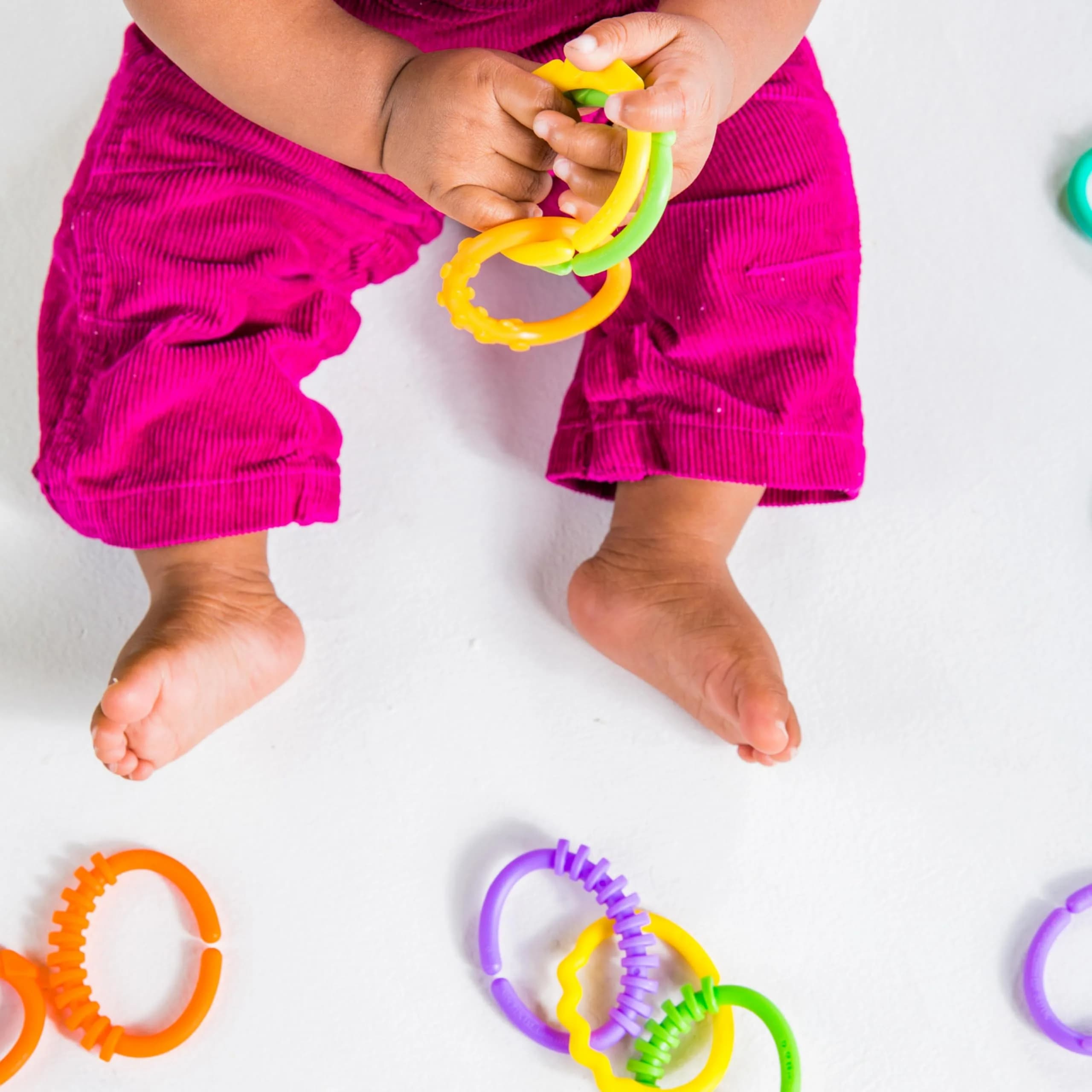 Bright Starts Lots of Links Rings Toys | 144 Count (Pack of 6) - view 7