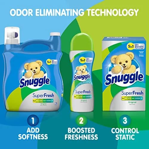 Snuggle SuperFresh Fabric Softener Dryer Sheets Morning Breeze 200 Count (Pack of 6) | Tackles Pet Odor & Static thumbnail 7