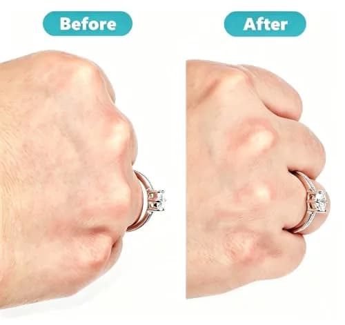 Feramox Invisible Ring Size Adjuster Set | 8 Sizes Fit 1mm-10mm Bands | Transparent TPU Material thumbnail 5