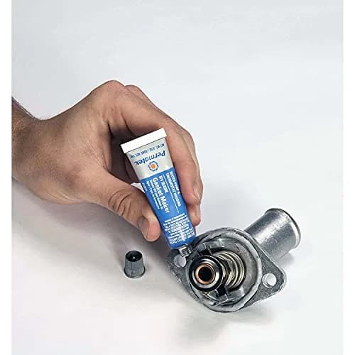 Permatex Water Pump & Thermostat RTV Silicone Gasket 0.5 oz. | Blue, Pack of 6 | Sensor-safe, high-temp resistant thumbnail 3