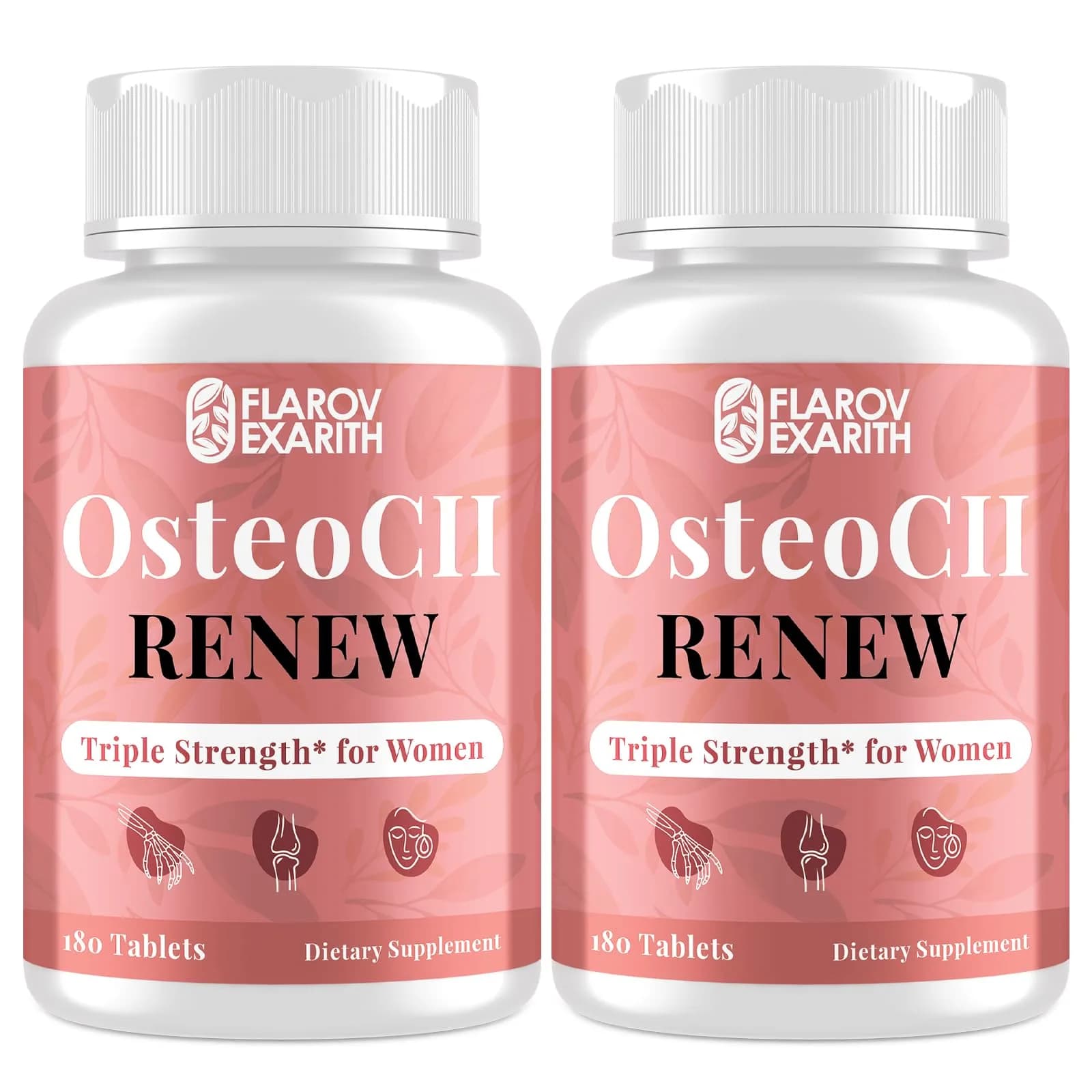 Flarovexarith OsteoCII Renew Triple Strength Collagen & Joint Support 360 Tablets | Bone & Mobility Aid