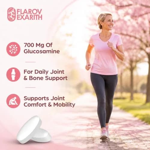 Flarovexarith OsteoCII Renew Triple Strength Joint Supplement for Women 180 Tablets | Collagen, Glucosamine, Chondroitin, Calcium, Vitamin D3 thumbnail 7